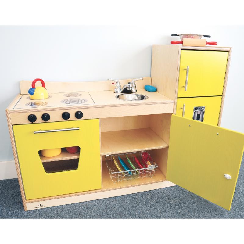 Contemporary Pretend Play Kitchen Combo