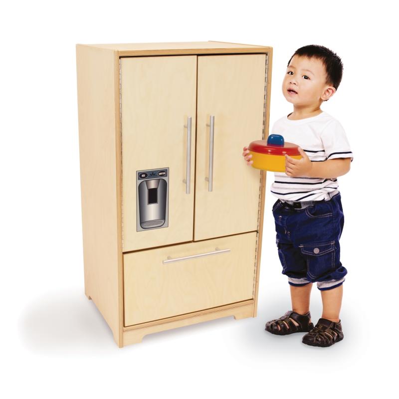 Contemporary Pretend Play Refrigerator: Natural