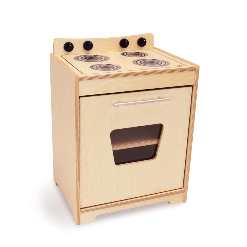 Contemporary Pretend Play Stove: Natural