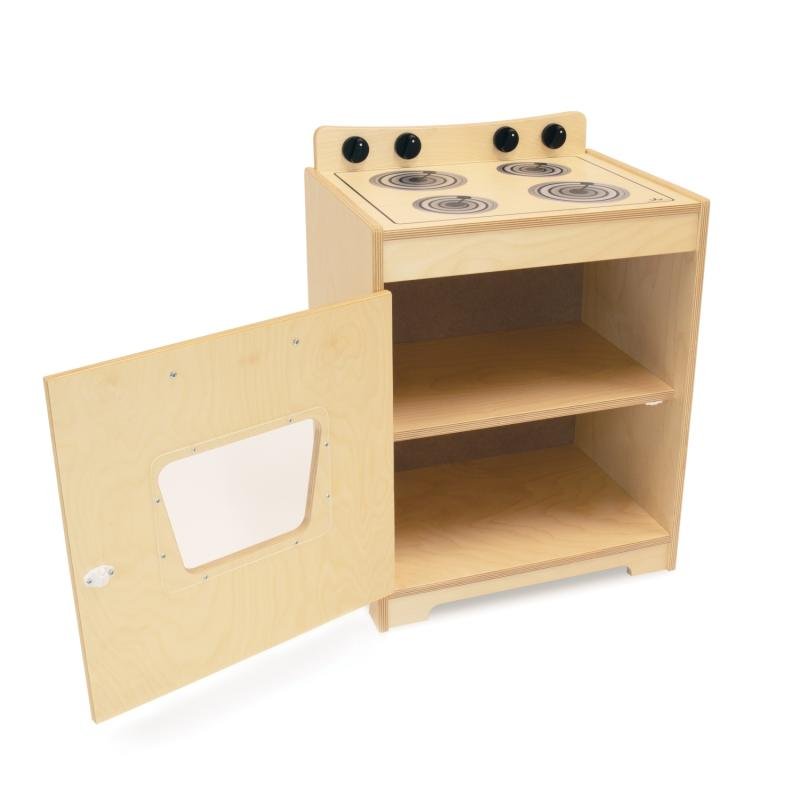 Contemporary Pretend Play Stove: Natural