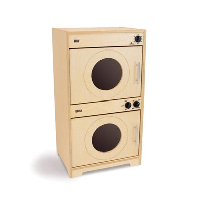 Contemporary Pretend Play Washer and Dryer: Natural