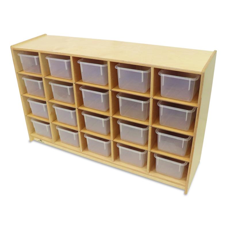 Cubby Storage Cabinet With 20 Trays