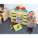 F2 Medium Gratnell Plastic Tray Lime Green