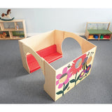 Flowered Reading Haven With Cushion
