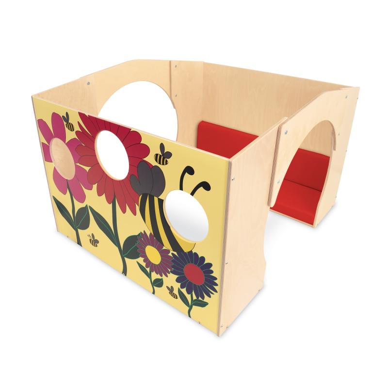Flowered Reading Haven With Cushion