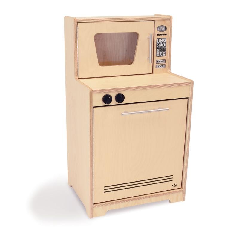 Pretend Play Microwave And Dishwasher: Natural