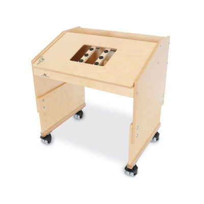 Mobile Adjustable Tablet Desk - Single