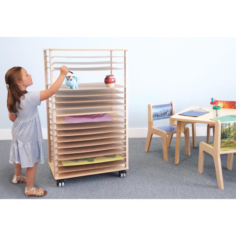 Mobile Art Drying Rack