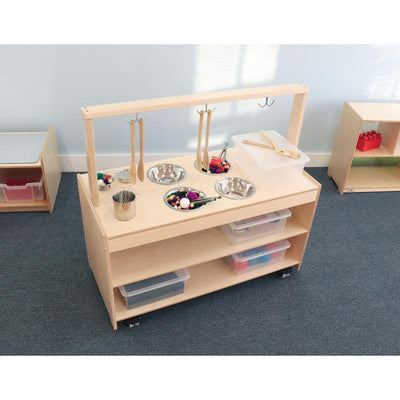 Mobile Sensory Play Pretend Play Kitchen