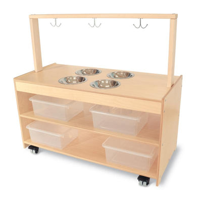 Mobile Sensory Play Pretend Play Kitchen