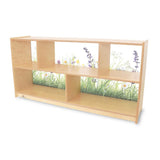 Nature View Acrylic Back Cabinet 24H