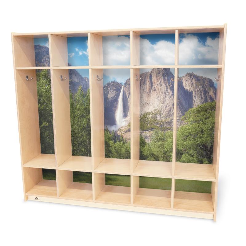 Nature View Five Section Coat Locker