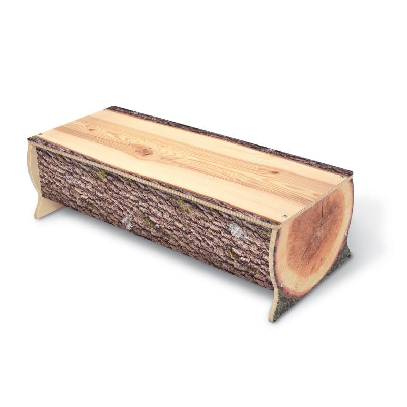 Nature View Live Edge Log Bench