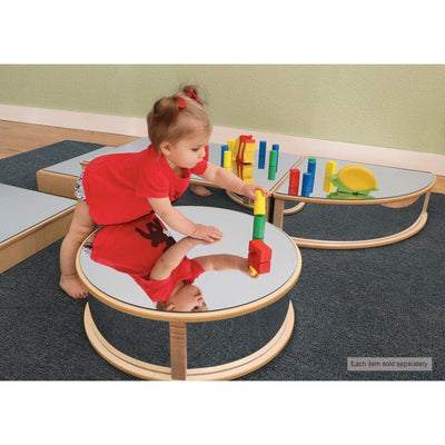 Round Infant Floor Mirror