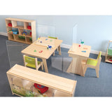 Tabletop Acrylic Partition 18W