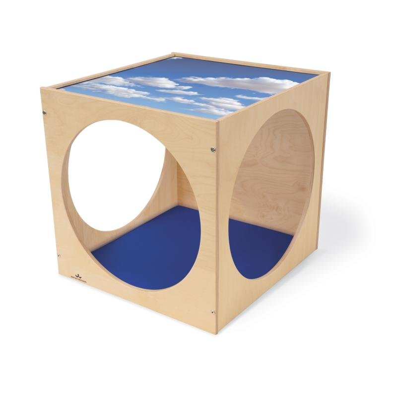 Toddler Acrylic Sky Top Play Cube and Mat