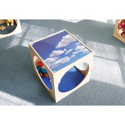 Toddler Acrylic Sky Top Play Cube and Mat