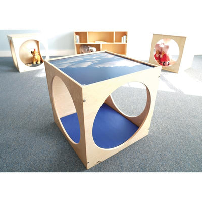 Toddler Acrylic Sky Top Play Cube and Mat