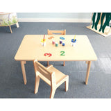 Preschool Table Rectangle Wooden Table Preschool table and chair