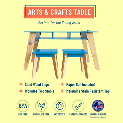 Arts & Crafts Table - Blue