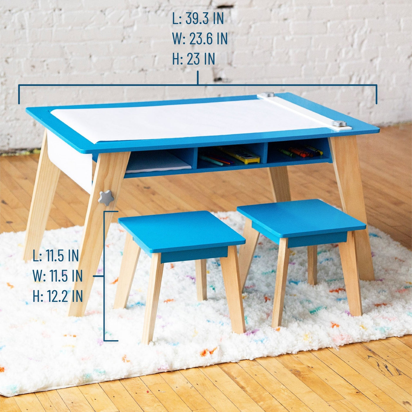 Arts & Crafts Table - Blue