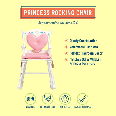 Princess Rocking Chair  - White