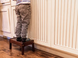 Slatted Step Stool - Espresso