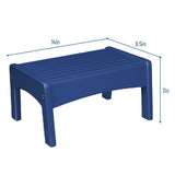 Slatted Step Stool - Navy Blue