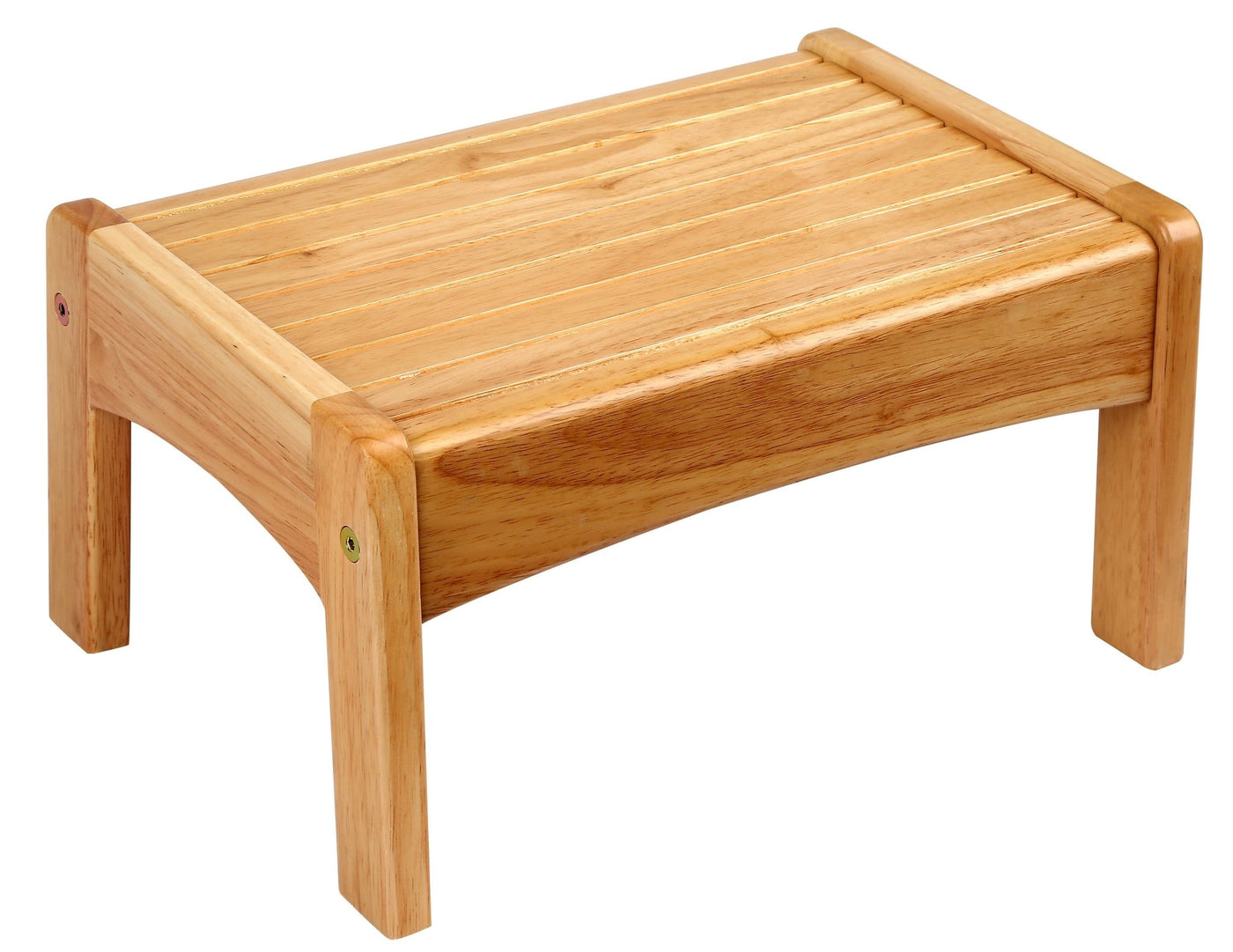 Slatted Step Stool - Oak Finish