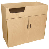 Deluxe Changing Table with Brown Treads & Cushion
