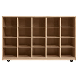 Maple Heritage (20) Cubby Tray Storage