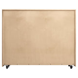 Maple Heritage (25) Cubby Tray Storage with Brown Trays