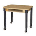 Mobile Classroom High Pressure Laminate Desk with Adjustable Legs 19-30"