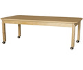 Rectangle High Pressure Laminate Table with Hardwood Legs-16"