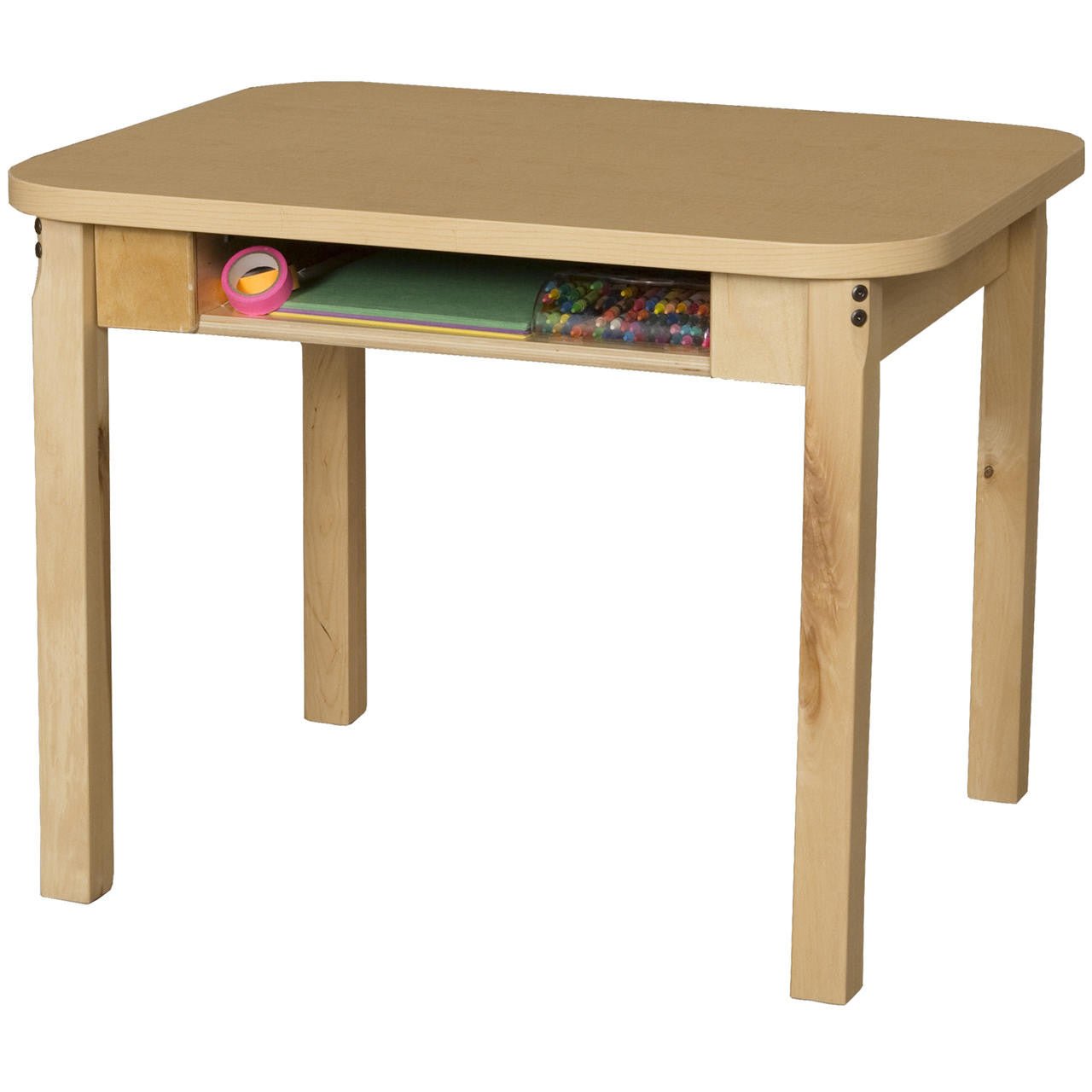 Student Desk with 18" Hardwood Legs