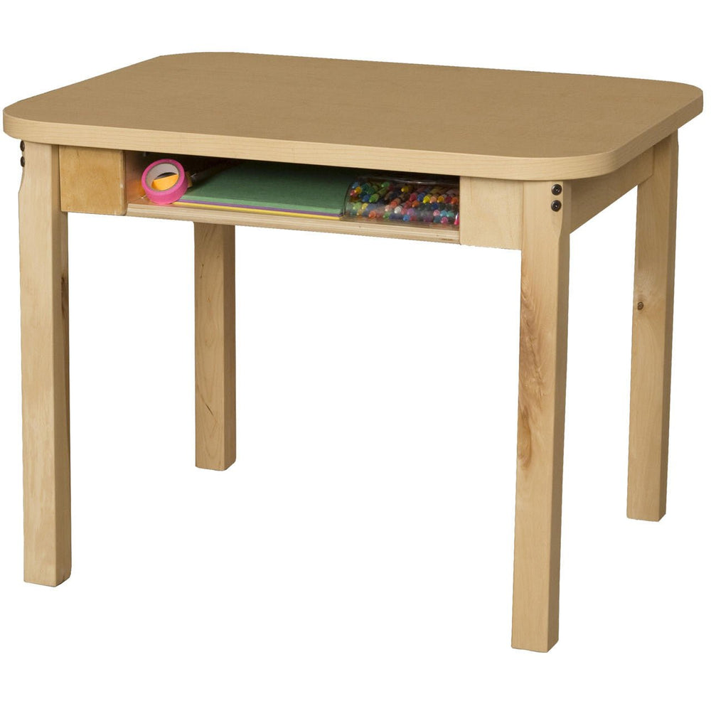 Student Desk with 24" Hardwood Legs