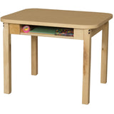 Student Desk with 24" Hardwood Legs