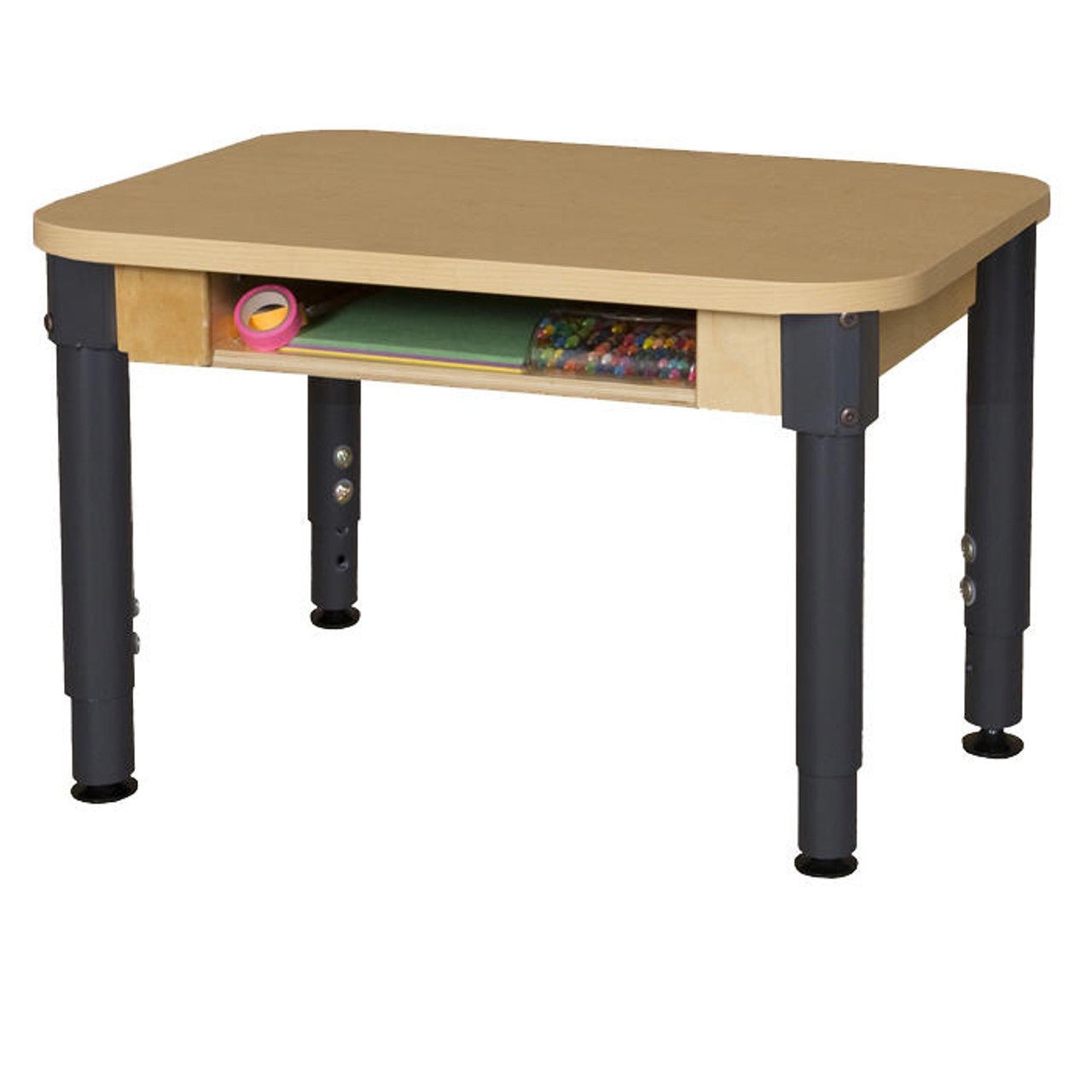 Student Desk with Adjustable Legs 12"-17"