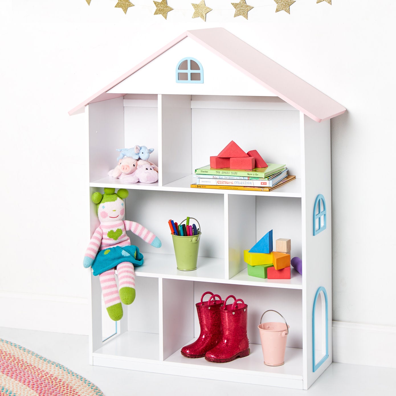 Dollhouse Bookcase - White